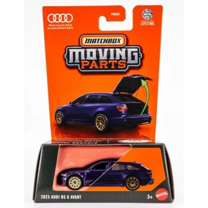 2023 Model AUDI RS 6 AVANT 1:64 Arabası - Matchbox