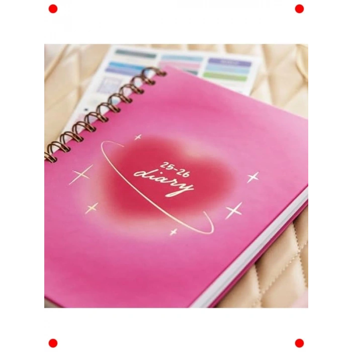 2025-2026 A5 Spiralli 16 Aylık Akademik Planlayıcı