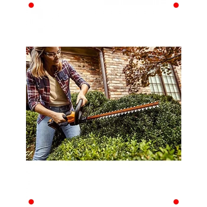 20V 61cm Profesyonel Akülü Çit Budama Makinesi