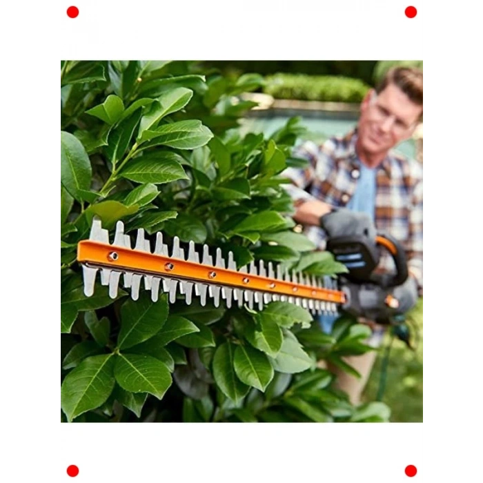 20V 61cm Profesyonel Akülü Çit Budama Makinesi