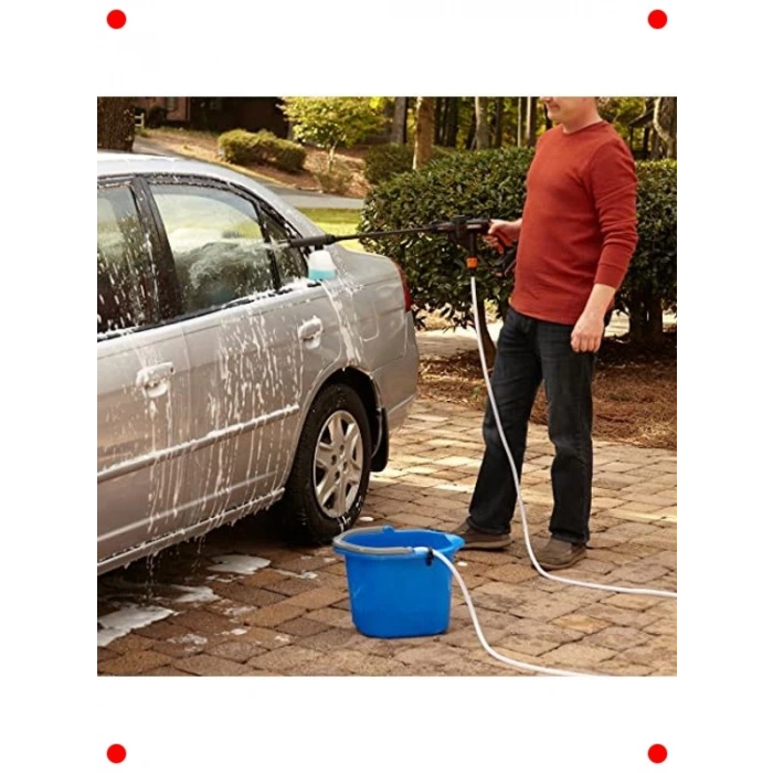 20V Akülü Basınçlı Yıkama Tabancası + 4 Parça Set