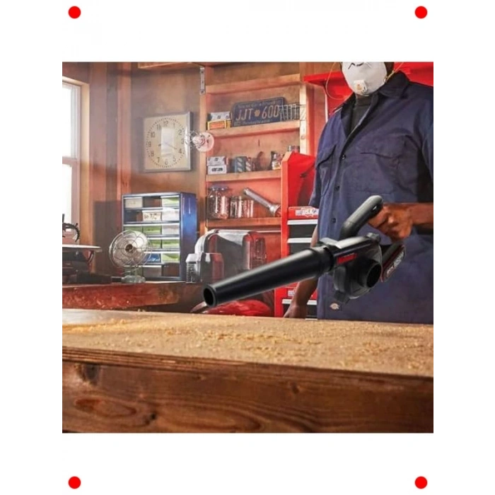 20V Profesyonel Devir Ayarlı Üfleyici + 5 Aksesuar