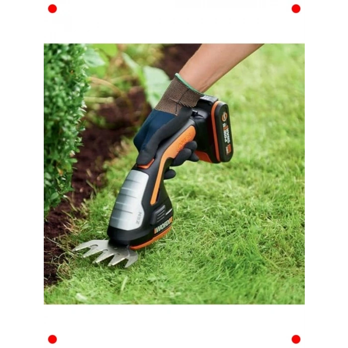 20V Şarjlı Avuç İçi Çim/Çit Budayıcı, Çapalayıcı