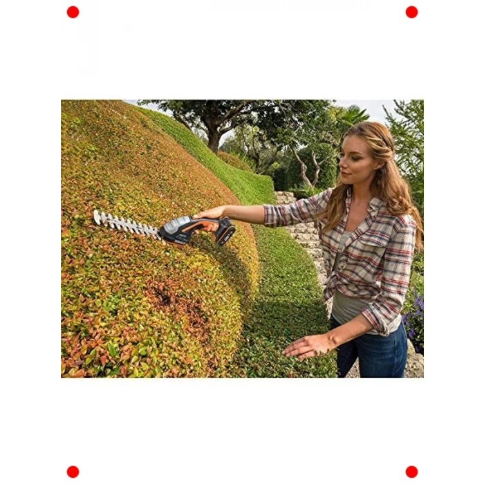 20V Şarjlı Avuç İçi Çim/Çit Budayıcı, Çapalayıcı