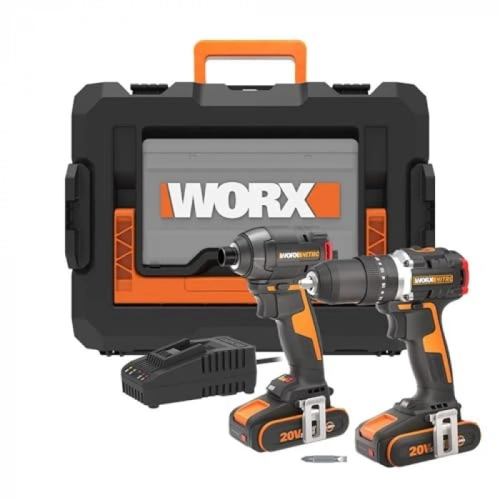 20Volt/2.0Ah Şarjlı Matkap ve Tornavida Kombo Set