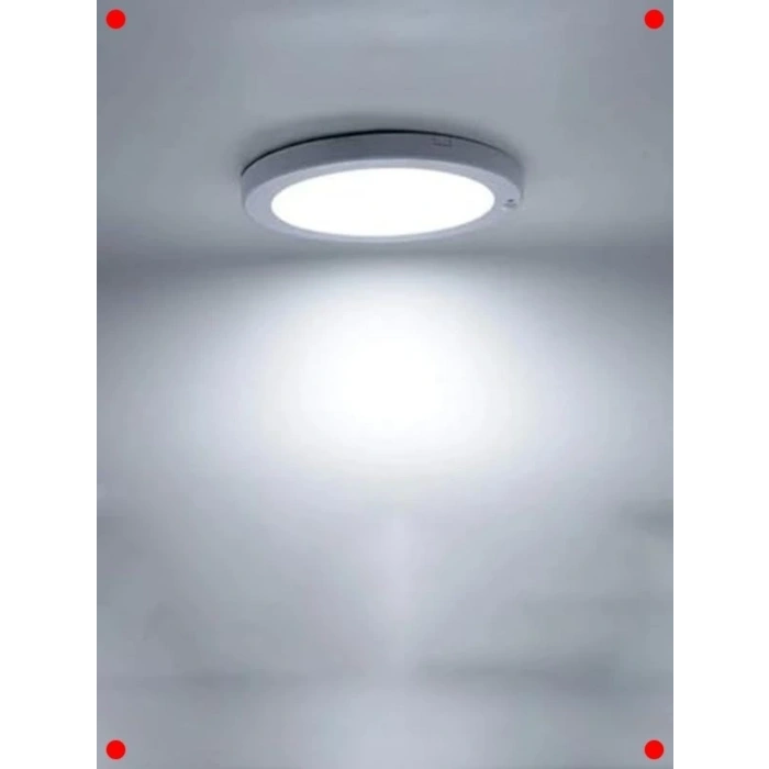 20W Sensörlü Sıva Üstü İnce LED Tavan Armatürü