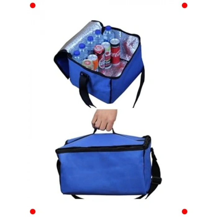 21 Litre Termal Soğuk Tutucu Çanta - Mavi Oto/Piknik
