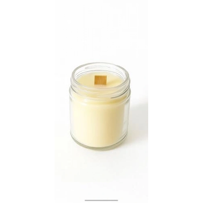 210 ml Vanilya Aromalı Kokulu Mum, Şık Kavanozda