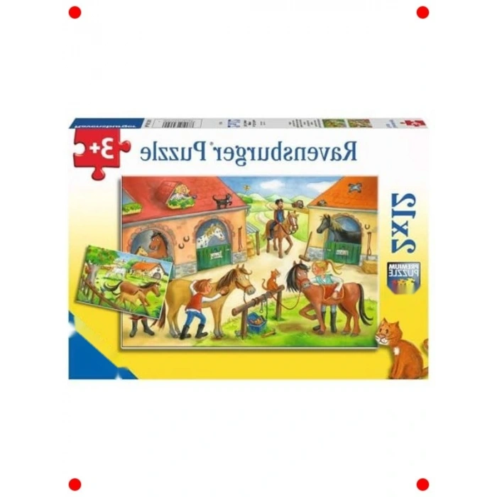 212 Parça Ahır Temalı Çocuk Yapbozu