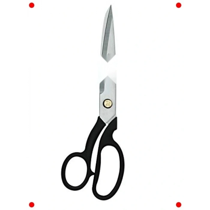 21cm Klasik Paslanmaz Çelik Kumaş Makası (Siyah)