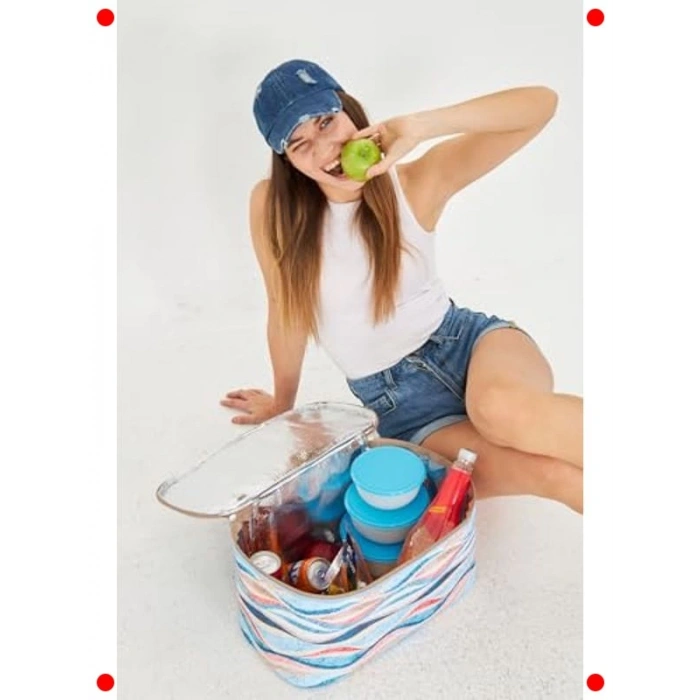 22 Litre Termal Piknik Kamp Çantası Angel Desen