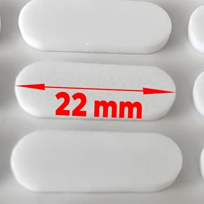 22 mm yapışkanlı keçe kapı stoperi, 30lu paket