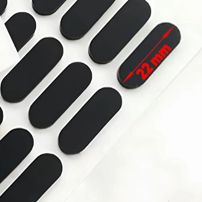 22 mm Yapışkanlı Keçe Ses Yalıtımlı Kapı Stoperi, 30lu Paket