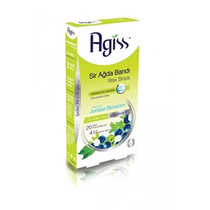 24 Adet Sir Ağda Bandı, Vücut Bakımı için Pratik Çözüm