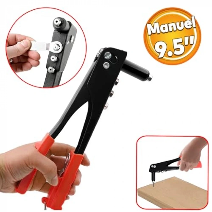 24 cm Uzunlu Profesyonel Çelik Perçin Tabancası