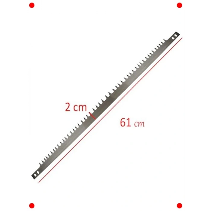 24 İnç Yaylı El Testere Yedek Bıçağı - Çatal Diş