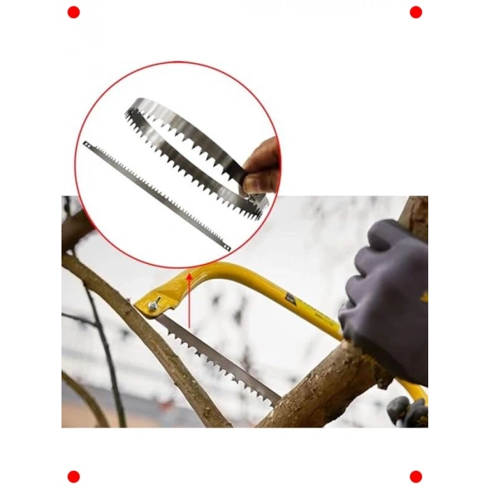 24 İnç Yaylı El Testere Yedek Bıçağı - Çatal Diş