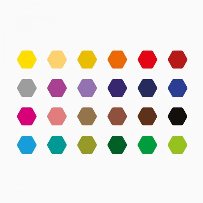 24lü Kuru Kalem Seti ile Renkli Çizim Keyfi