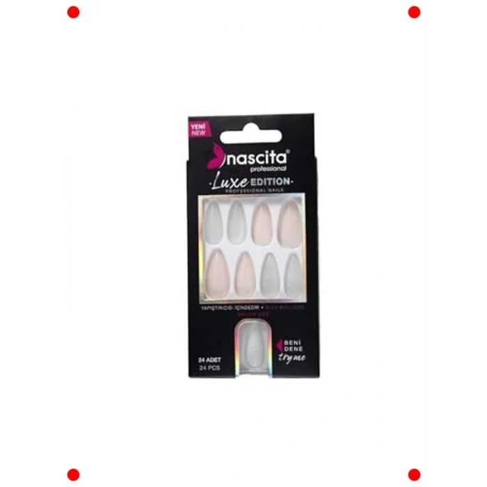 24lü Lüks Takma Tırnak Seti (Şık Tasarım)