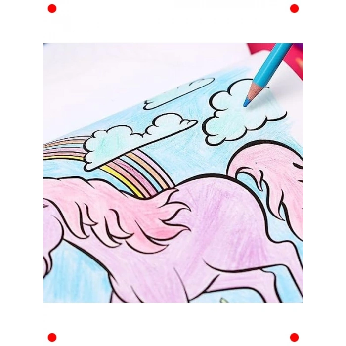 24lü Önceden Açılmış Çocuk Boya Kalemi Seti