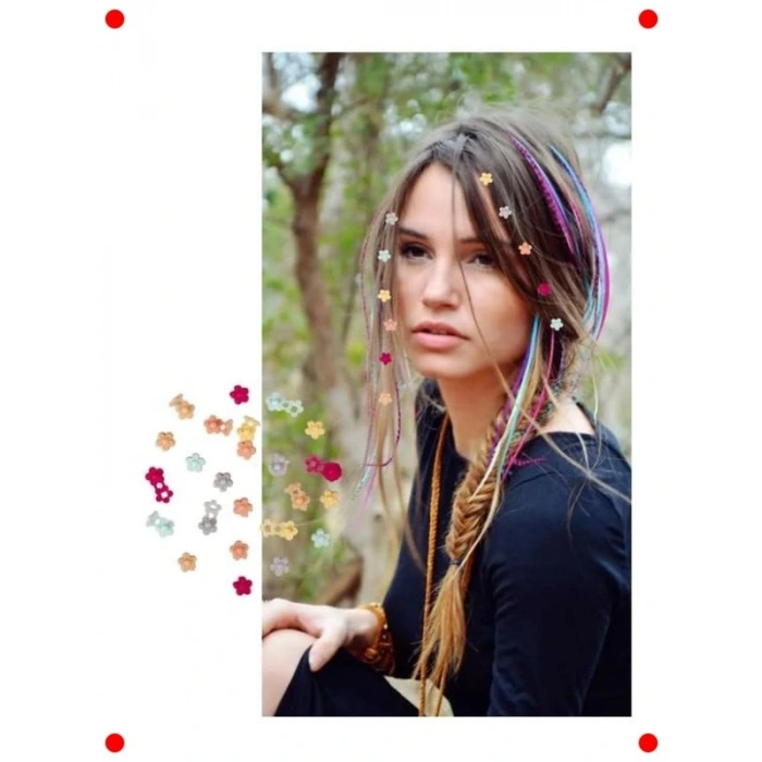 24lü Saç Süsü ve Lik Toka Seti