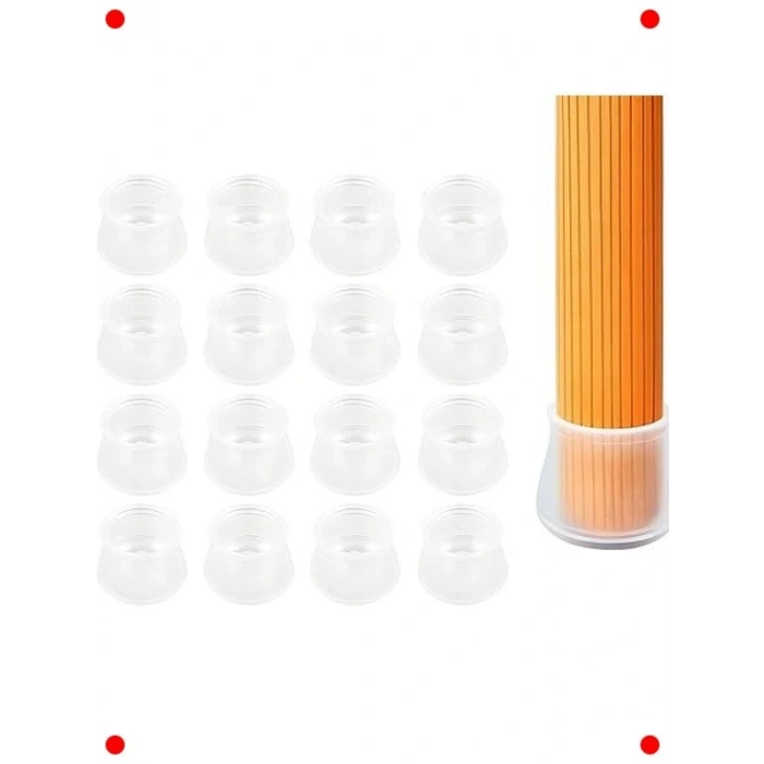 24lü Sandalye Bacak Koruyucu Silikon Kapak