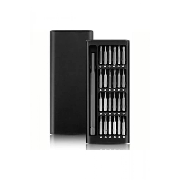 24 Parça Portatif Tornavida Seti, Saklama Kutulu