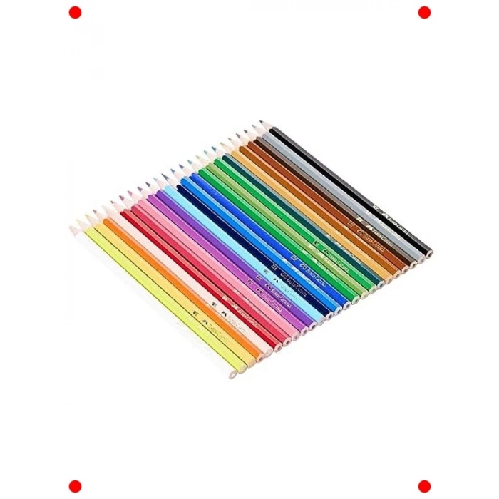 24 Renk Dayanıklı Boya Kalemi - Canlı & Yumuşak
