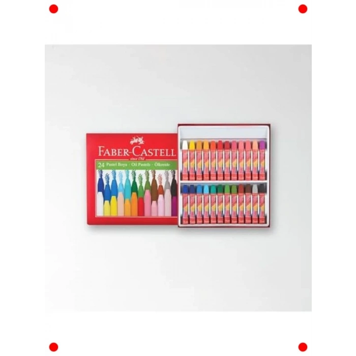 24 Renk Pastel Boya Seti - Taşıma Çantalı