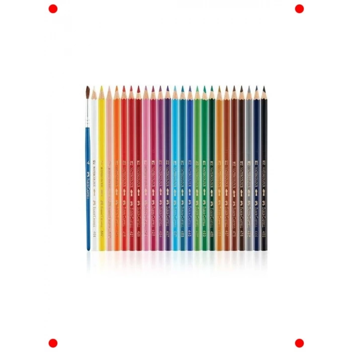 24 Renk Suda Çözünen Boya Kalemi Seti