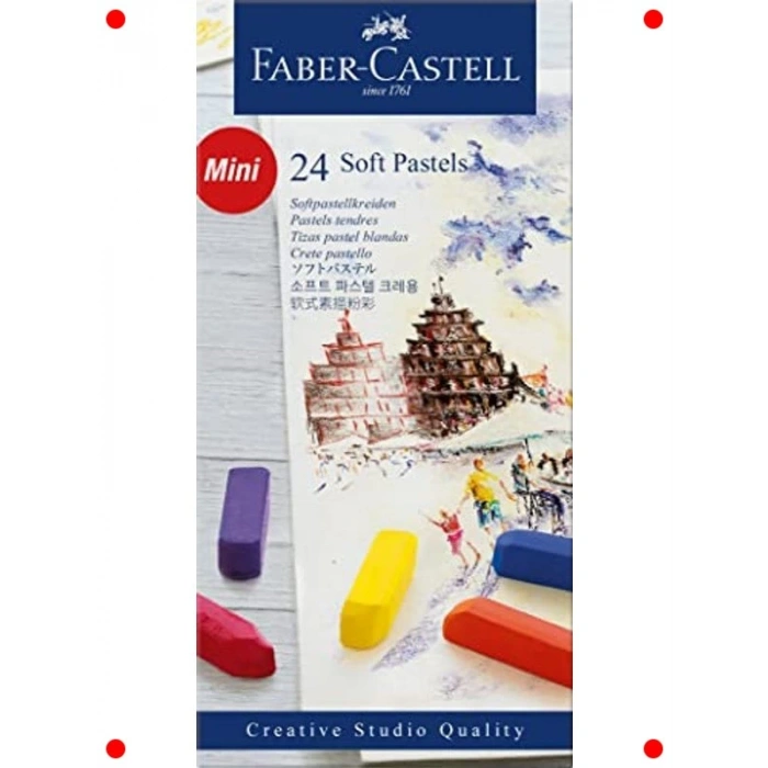 24 Renk Yüksek Pigmentli Mini Pastel Boya Seti