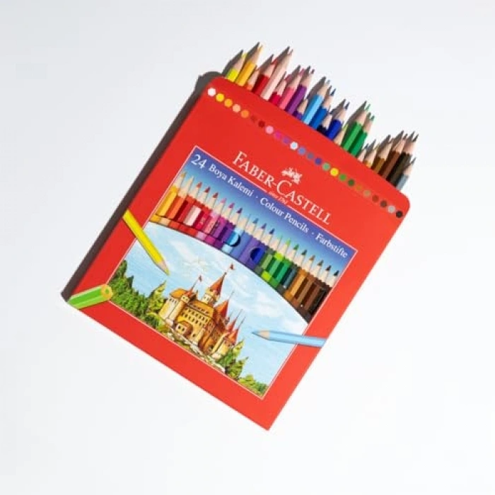 24 Renkli Kalem, Kolay Açılır Kutu, Dayanıklı Uçlar