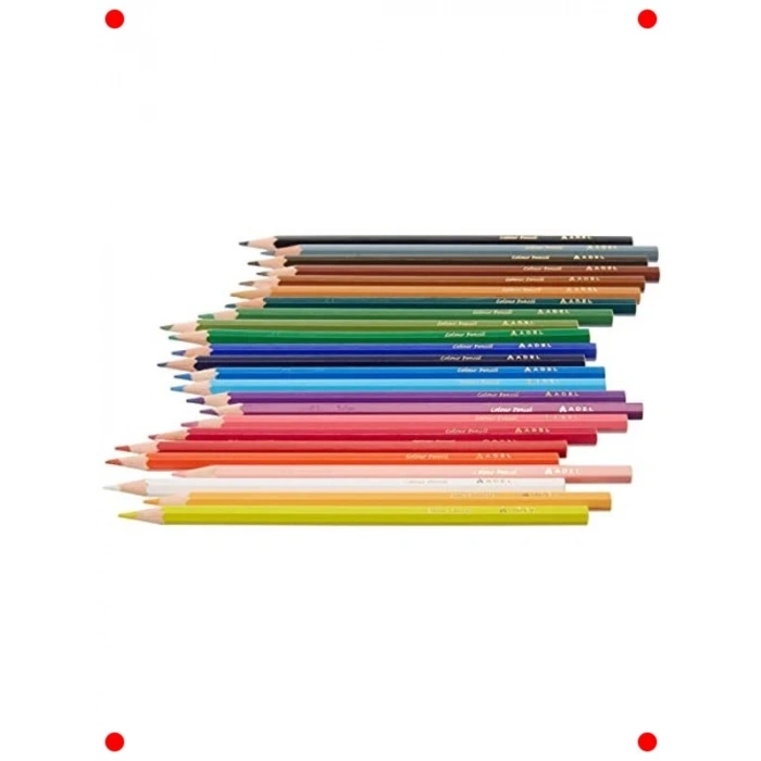 24 Renkli Kaliteli Boya Kalemi Seti