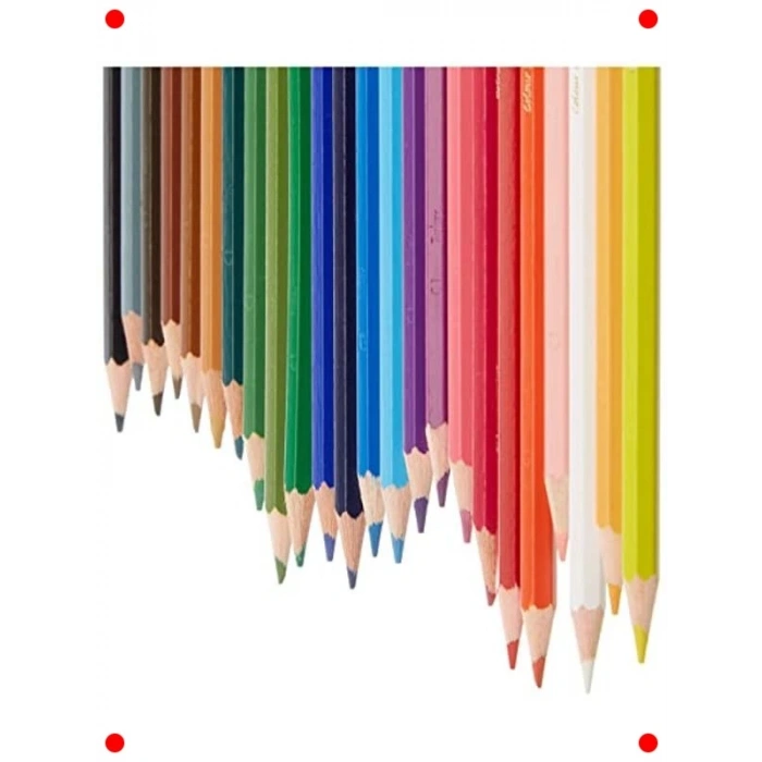 24 Renkli Kaliteli Boya Kalemi Seti