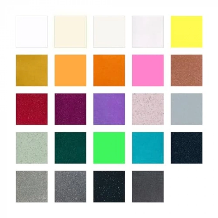 24 Yarım Blok Renkli Modelling Clay Seti - Çok Renkli