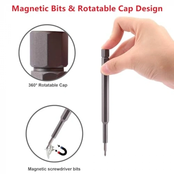 25li 1 Arada Küçük Tornavida Seti, Elektronik ve PC için İdeal