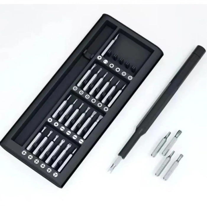 25 Parça Çelik Tornavida Seti, Cep Telefonu ve Bilgisayar için