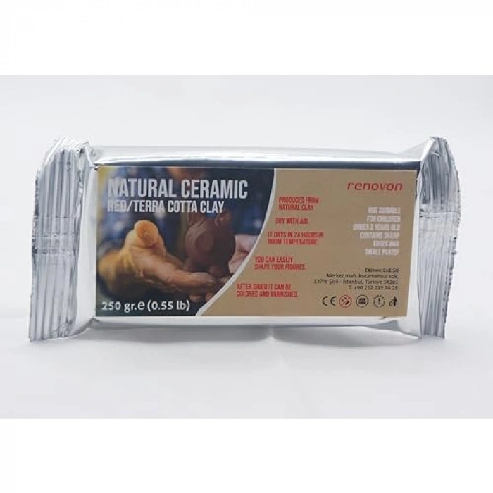 250 gr Kırmızı Terra Cotta KİL Hamuru