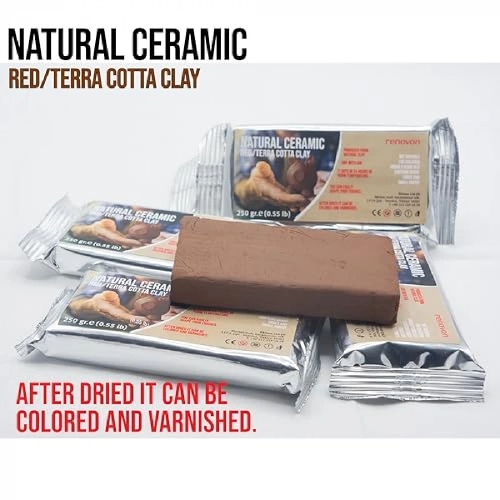 250 gr Kırmızı Terra Cotta KİL Hamuru