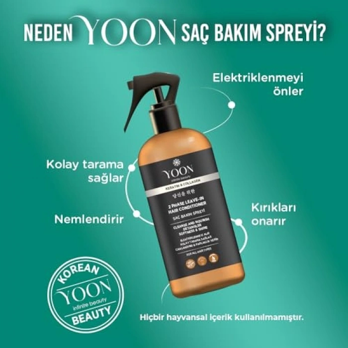 250 ml Kolajen & Keratin İçeren Saç Bakım Spreyi