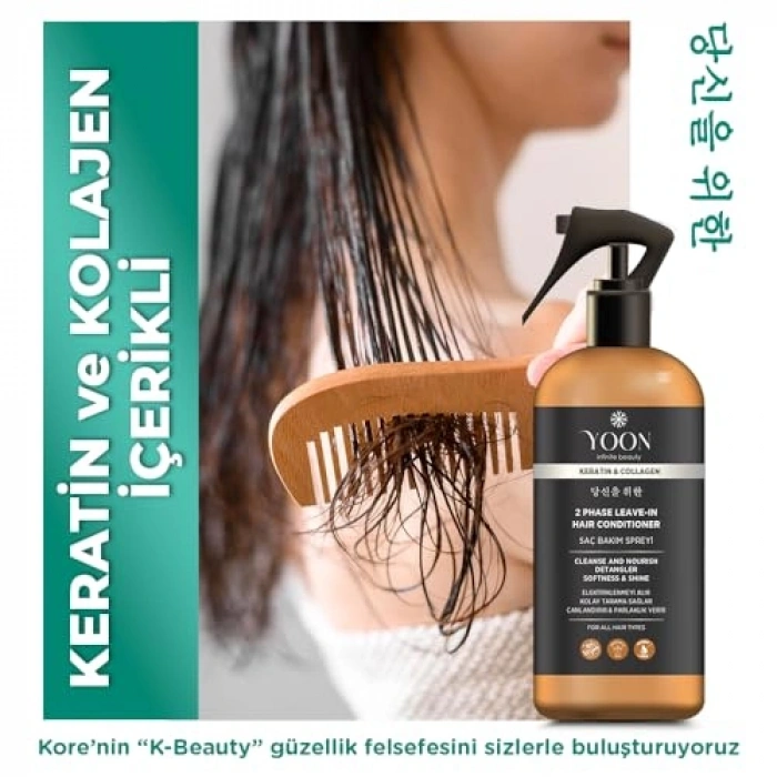 250 ml Kolajen & Keratin İçeren Saç Bakım Spreyi