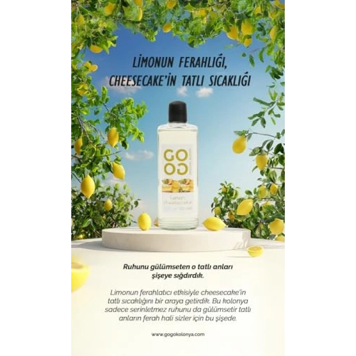 250 ml Limon Kolonyası - Cam Şişe ile Ferahlama