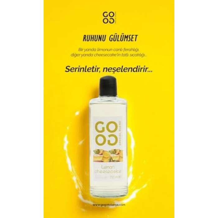 250 ml Limon Kolonyası - Cam Şişe ile Ferahlama