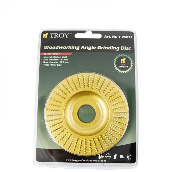 25071 Avuç Taşlama için Düz Yassı Törpü Diski, 100 mm