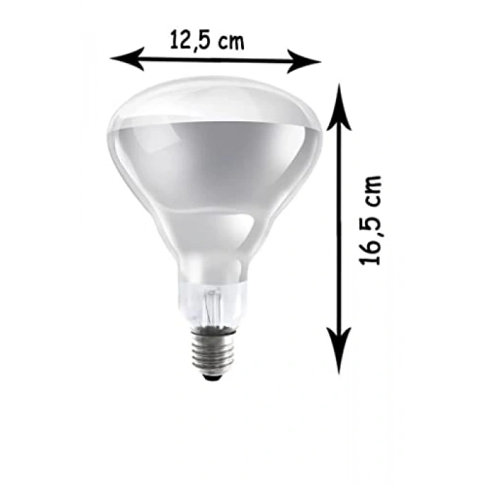 250W Şeffaf E27 Ampul, Enerji Tasarruflu ve Uzun Ömürlü