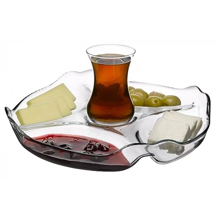 252 mm Bölmeli Tabak, Paşabahçe Basic ile Şık Sunumlar