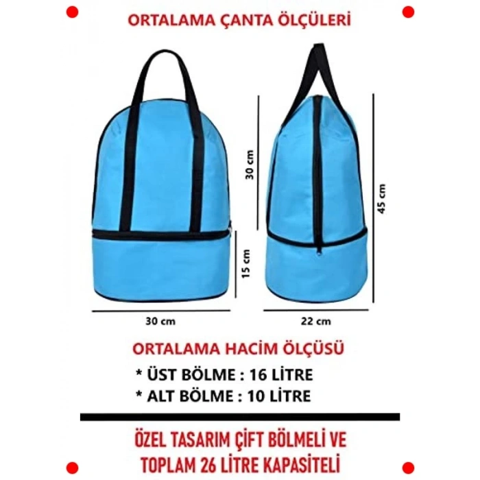 26L İzolasyonlu Piknik & Plaj Çantası - 2 Bölmeli