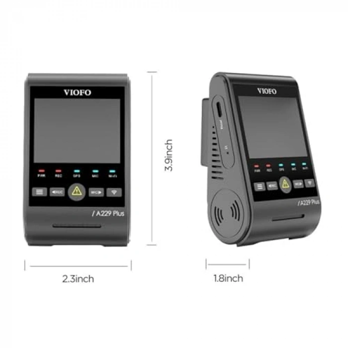 2K HDR Sony Vis 2 Sensörlü Wi-Fi GPSli Araç Kamerası, Viofo A229