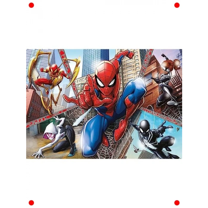 2x60 Parça Süper Kahraman Temalı Yapboz - Çift Set