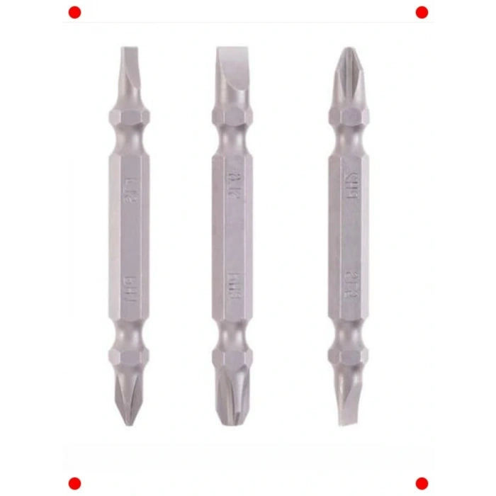 3 Adet 65mm Yıldız/Düz Bits Uç Seti